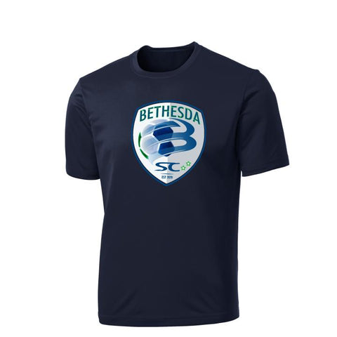 Cotton/Poly Blend Wicking Tee (Adult/Youth)